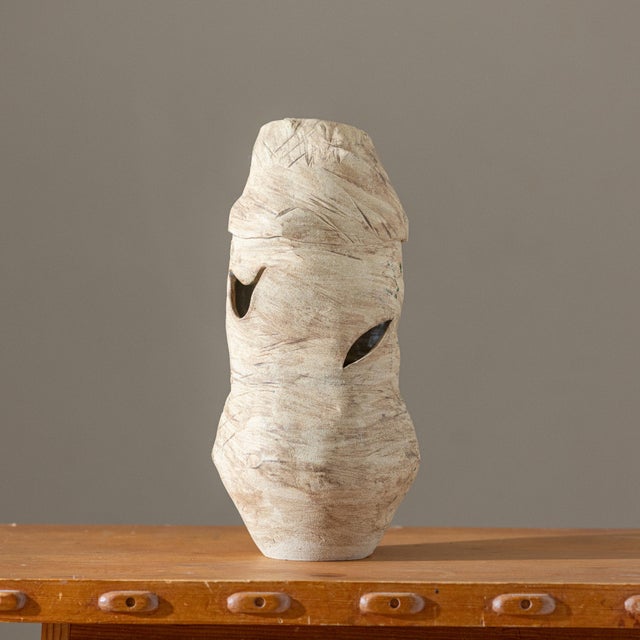 Ceramic Signed Sculptural Studio Ceramic Pottery Vessel, Dated 2008 For Sale - Image 7 of 10
