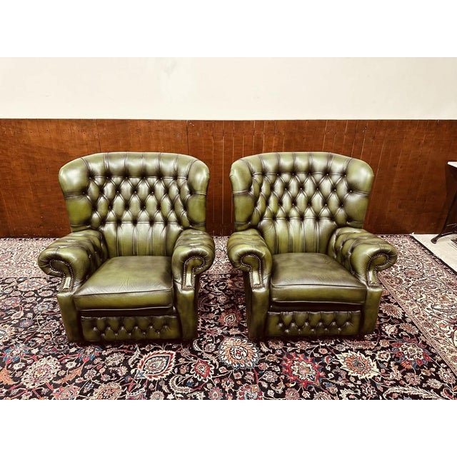 Springvale Chesterfield Woburn Chairs, Set of 2 For Sale - Image 4 of 18