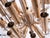 Metal Cascading 36 Chandelier Swarovski Crystal Gilt Brass by Ernst Palme, 1960 For Sale - Image 7 of 16