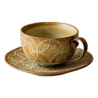 Charcoal-Roasted Copper Coin Grass Coffee Cup For Sale