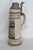 Early 20th Century Marzi and Remy Tall Extra Large Ceramic Pewter Lidded Beer Stein For Sale - Image 9 of 16