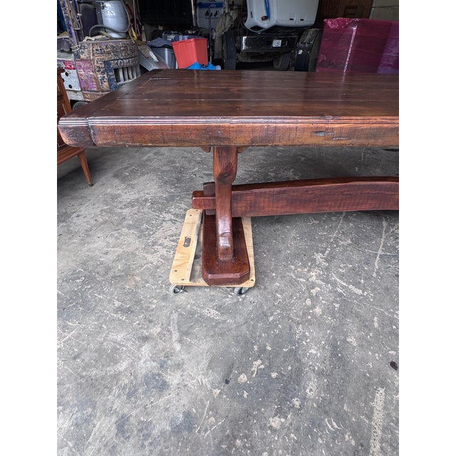 19th Century French Trestle Table For Sale - Image 4 of 12