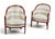 Neoclassical Pair Italian Neoclassical Tub or Barrel Back Bergeres, C. 1800 For Sale - Image 3 of 10