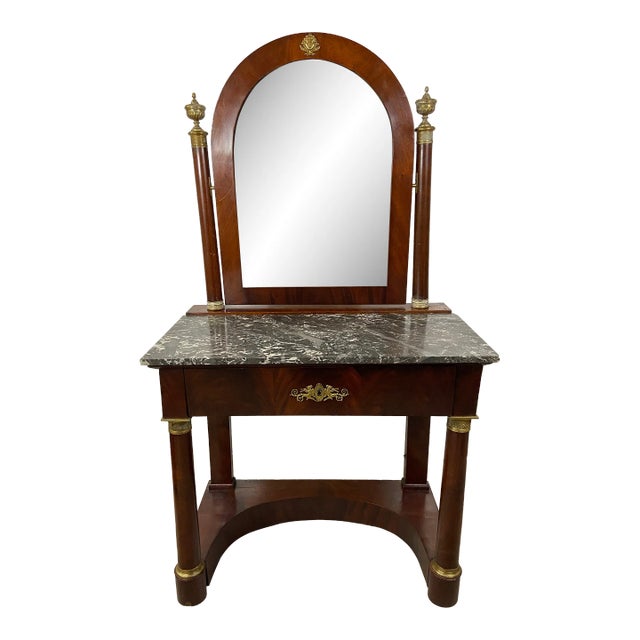 Antique Empire Dressing Table For Sale