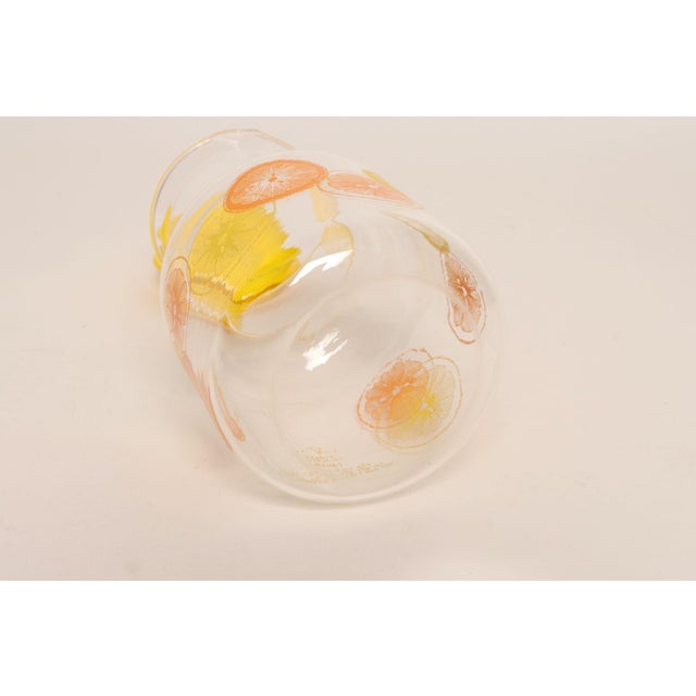 Vintage Pyrex 1.5 Liter Glass Orange Juice / Lemonade Carafe With Lid Model 3515 For Sale In New York - Image 6 of 11