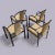 Set of Four Postmodern Black Lacquered Metal Dining Chairs, 1980s, Mid-Century For Sale - Image 4 of 10