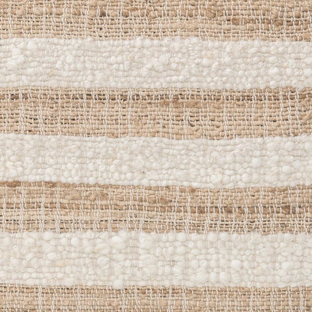 2020s Ventura Stripe Natural Ivory Rug - 2.6 X 8 For Sale - Image 5 of 7