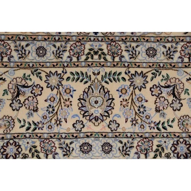 Wood Middle Eastern Hand-Knotted Rug in Silk For Sale - Image 7 of 11