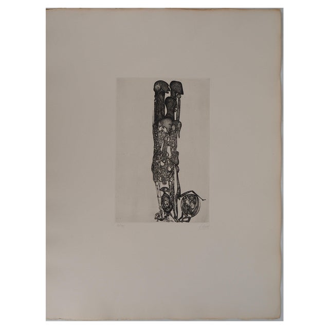 Fred Deux, Internal Parade, Original Engraving For Sale