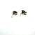 1990s Pair of David Yurman Cigar Earrings 14k Gold Silver Estate For Sale - Image 4 of 9
