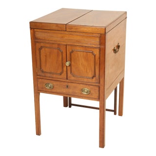 George III Mahogany Beau Brumell For Sale
