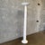 Post Modern Cream Plaster Column Floor Lamp WORKS (Plug-in Only - no switch) Elevate your space with this striking...