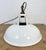 Industrial White Enamel Factory Pendant Lamp from Thorlux, 1960s For Sale - Image 16 of 18