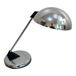Atomic Chrome 1950s-60s Space Age Desk Lamp