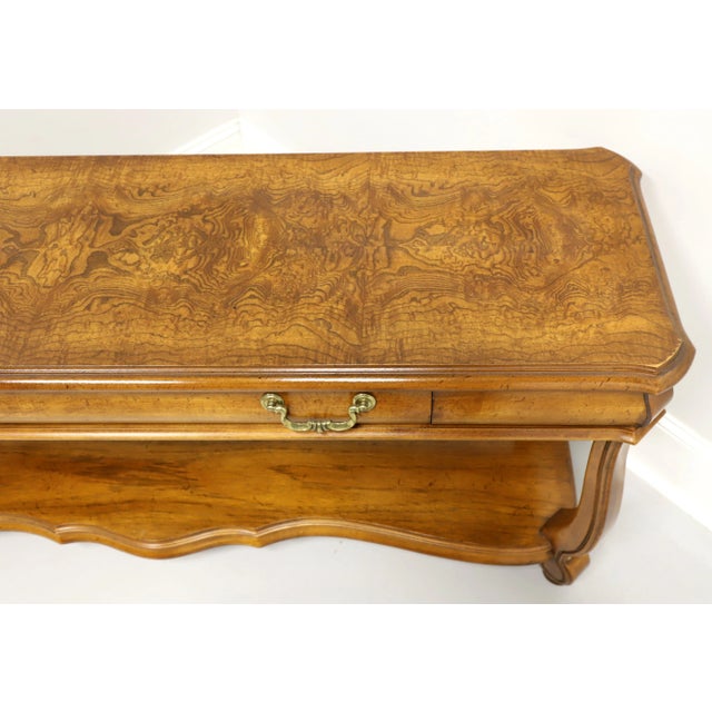 Wood Gordon's Late 20th Century Oak Transitional Console Sofa Table For Sale - Image 7 of 13