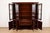 Late 20th Century Kindel Furniture Georgian Carved Mahogany Lighted Breakfront Bookcase Cabinet For Sale - Image 5 of 12