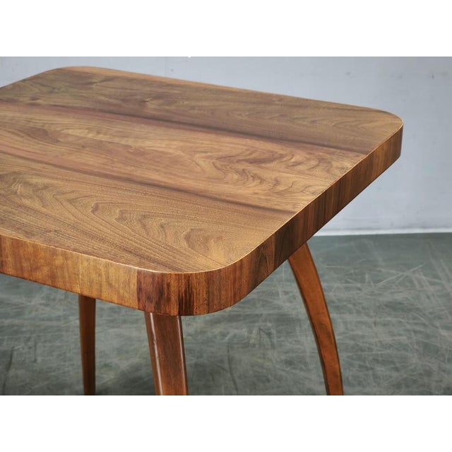 Wood Spider Side Table by Jindřich Halabala, Former Czechoslovakia, 1960s For Sale - Image 7 of 12
