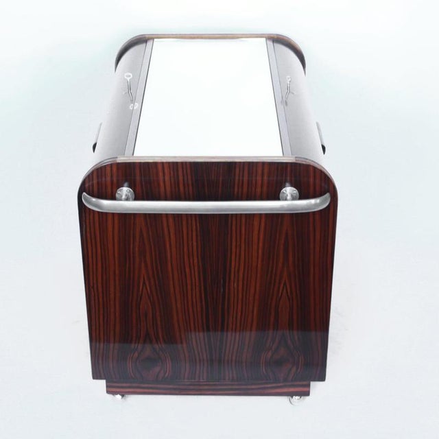1930s Vintage Cocktail Bar Cart, 1930s For Sale - Image 5 of 13