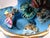 Vintage Vallauris Lion S/Mer Blue Ceramic Clam Shell Lamp Mid Century Tikki Kitch Cord Cut Signed For Sale - Image 17 of 18
