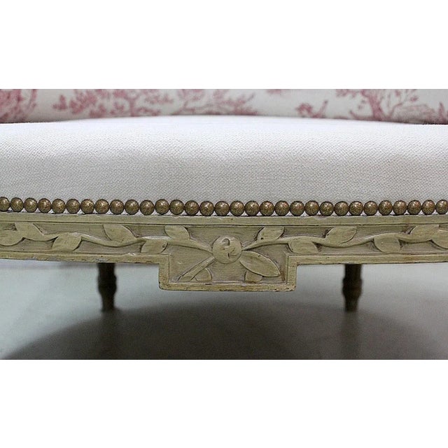 Beige Antique Napoleon III Modular Sofa, Set of 3 For Sale - Image 8 of 18