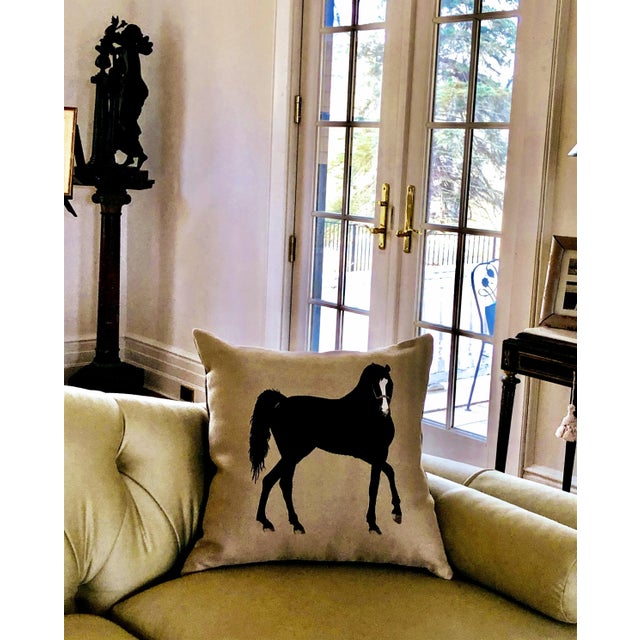 Country Pillow by Pierre D’Argent: The Horse For Sale - Image 4 of 6