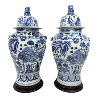 Vintage Used Asian Antique Vases Chairish