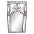 Massive Vintage Regal LaBarge Iron Bow Decorative Wall Mirror For Sale