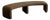 Handcrafted Curved Waterfall Bench For Sale