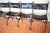 Vintage Dining Chairs in Leather and Wrought Iron, 1970s, Set of 4 For Sale - Image 10 of 18