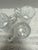 Shabby Chic Vintage Cut Glass Etched Mugs or Cups, Set of Four For Sale - Image 3 of 7