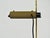 Brutalist Alogena 626 Floor Lamp with Gilt Stem and Olive Lampshade by Joe Colombo for Oluce, Italy, 1970s For Sale - Image 3 of 8