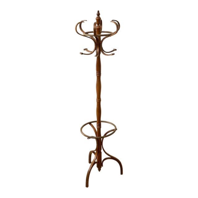 Vintage Bentwood Coat Rack For Sale
