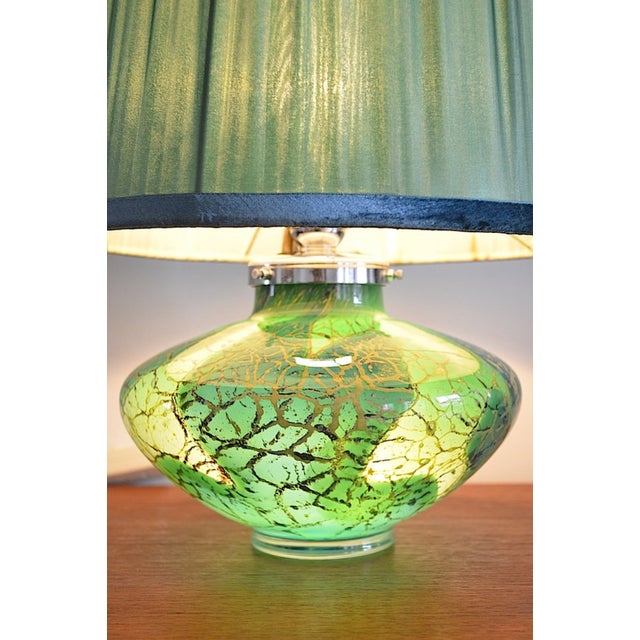 Ikora Table Lamp in Glass by Karl Wiedmann for WMF, 1930s For Sale - Image 9 of 15