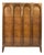 Mid-Century Sculptural Arched Walnut and Burlwood Highboy Dresser by Thomasville For Sale