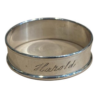Antique Sterling Silver Gorham Napkin Ring For Sale