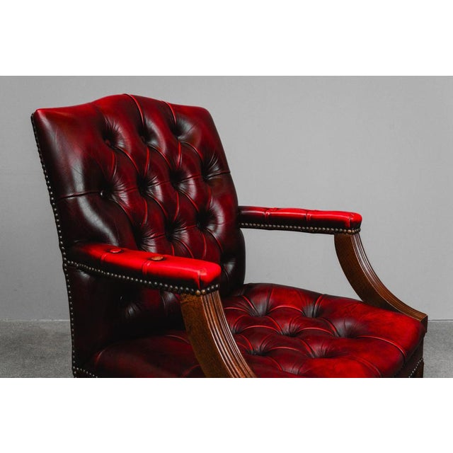 English Style Armchair in Beech For Sale - Image 9 of 18