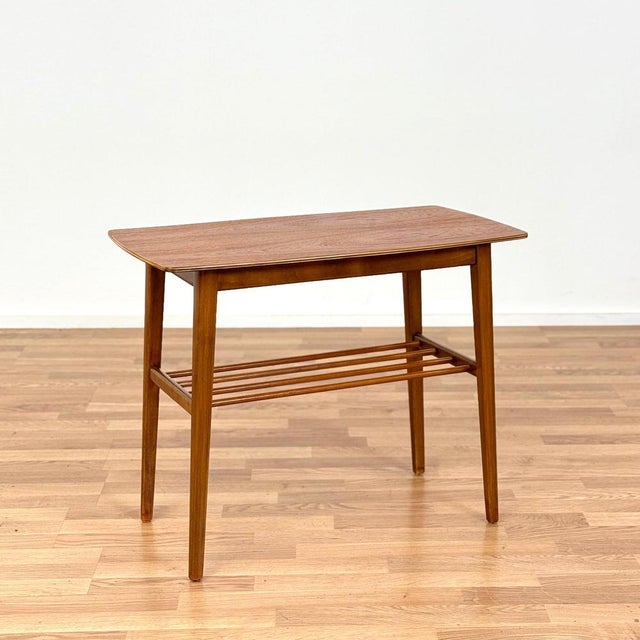 Danish Side Table in Teak, 1950s For Sale - Image 4 of 4
