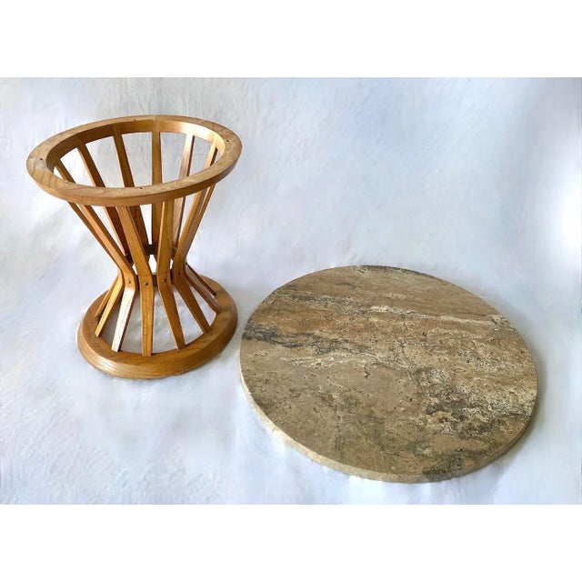 Early 20th Century Vintage Mid-Century Modern Ed Wormley Sheath of Wheat Table For Sale - Image 5 of 9