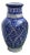 Moroccan Ceramic Blue Vase For Sale
