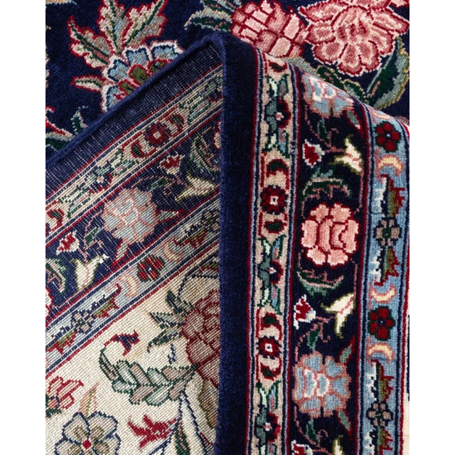 Mogul, One-of-a-Kind Hand-Knotted Area Rug - Blue, 8' 1" x 10' 2" For Sale In New York - Image 6 of 8