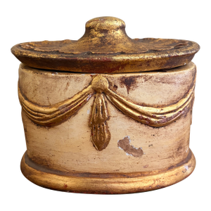 Hollywood Regency Italian Giltwood Lidded Box