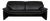 Atlanta 3-Seater Sofa in Black Leather from Laauser For Sale