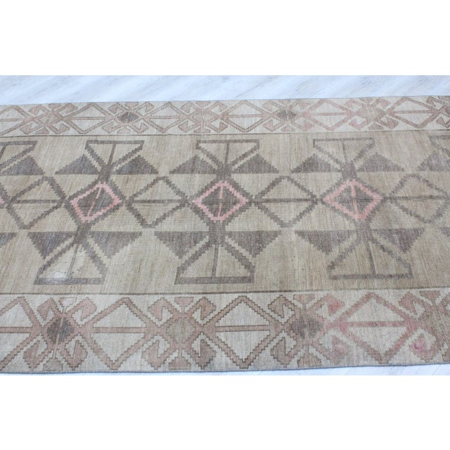 Vintage Turkish Rug Runner - 61.5"x149" For Sale - Image 4 of 12