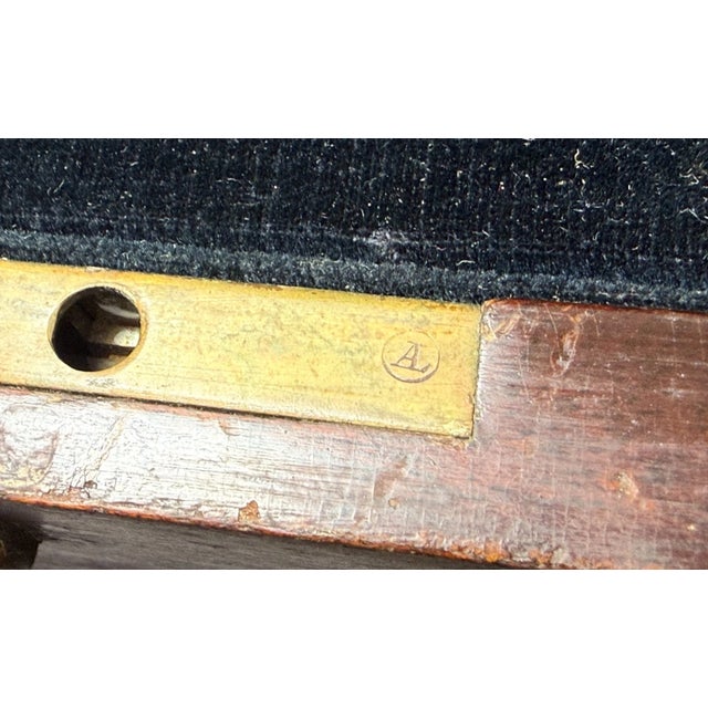 Huge Antique 19th Century Wood Bronze Flatware Silverware Box Display Case Set For Sale - Image 12 of 18