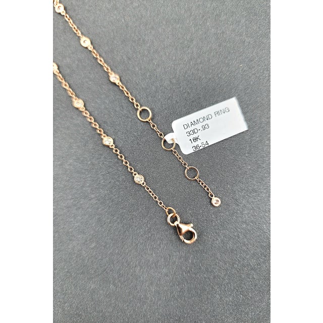White 0.93 Ct Diamond Ring Bracelet Size 6.5 For Sale - Image 8 of 9