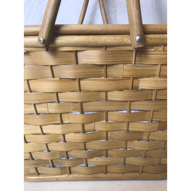 Vintage Woven Basket For Sale - Image 11 of 12