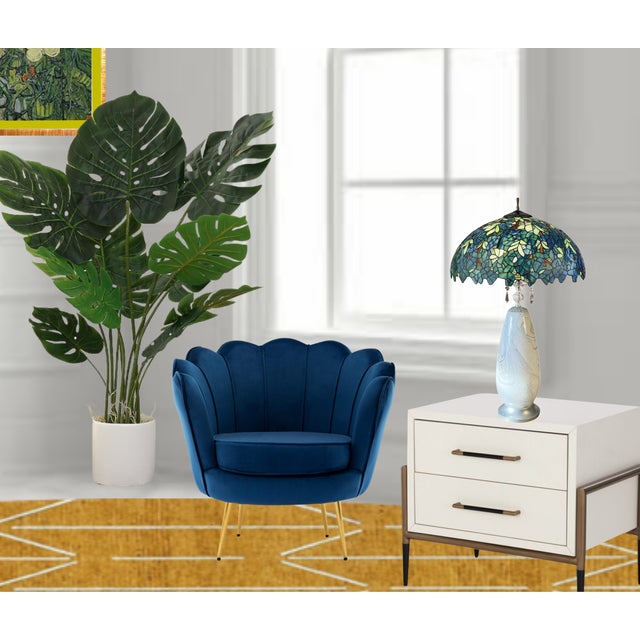 Late 20th Century Art Glass Milk White Abstract Gray Design Table Lamp For Sale - Image 5 of 12