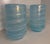 Italian Sculptural Aquamarine Blue Murano Glass Vases by Cenedese, 2000s, Set of 2 For Sale - Image 4 of 10