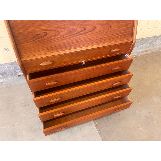 Teak Secretary from Dyrlund, 1960s For Sale - Image 9 of 14