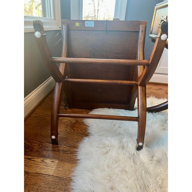 Correspondents Leather Writing Desk & Chair For Sale - Image 15 of 17